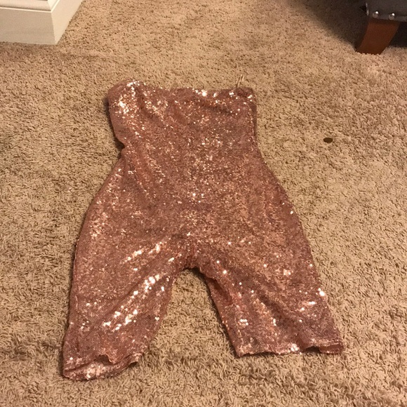 birthday bash sequin romper